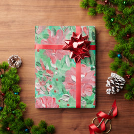 Poinsettia Blumenpapier Geschenkpapier