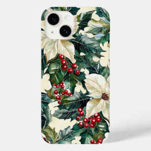 Poinsettia Blumenweihnachtsmuster (19) Case-Mate iPhone 14 Hülle