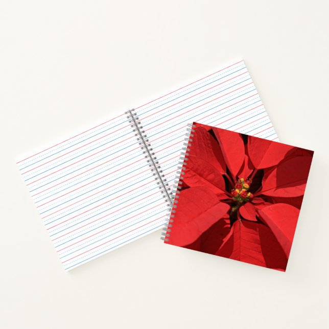 Poinsettia Christmas Journal Notizbuch (Innenseite)