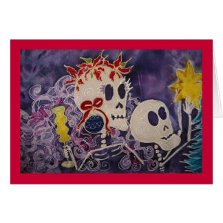 Poinsettia de Dia de los Muertos Christmas