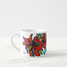 Poinsettia Espresso-Cup Espressotasse