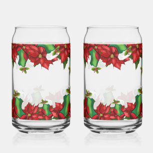 Poinsettia et chaussettes de Noël   Fêtes de fin d