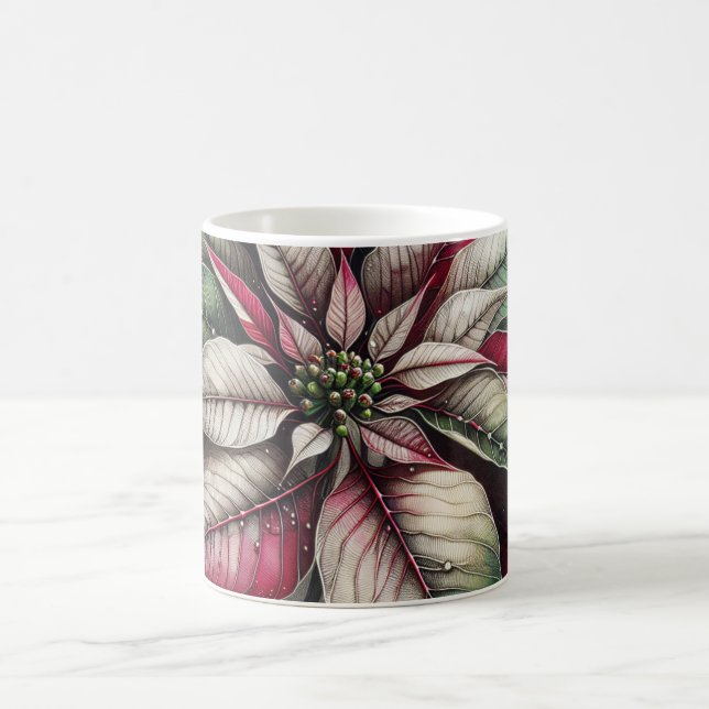 Poinsettia-Kaffeetasse Kaffeetasse (Mittel)