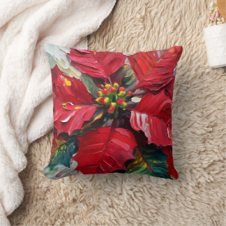Poinsettia Kissen