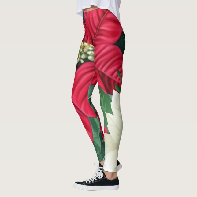 Poinsettia Leggings (Links)