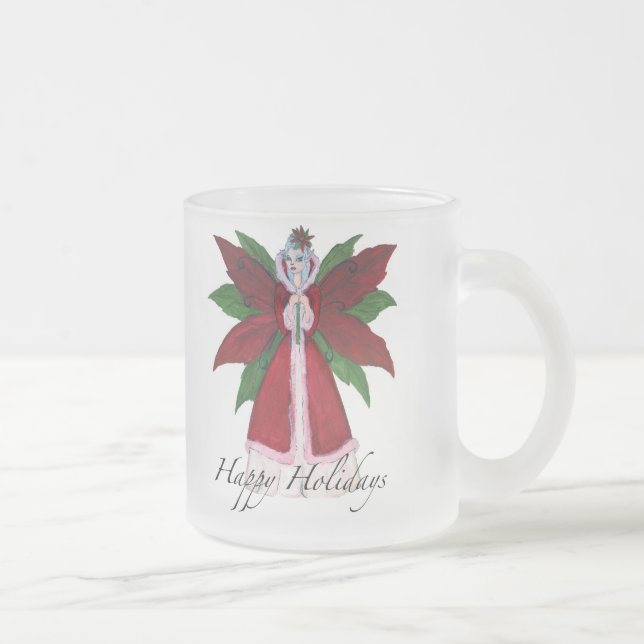 Poinsettia Mattglastasse (Rechts)