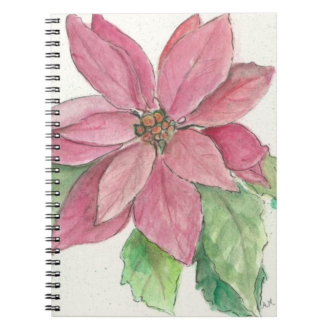 Poinsettia Notizblock (Vorderseite)