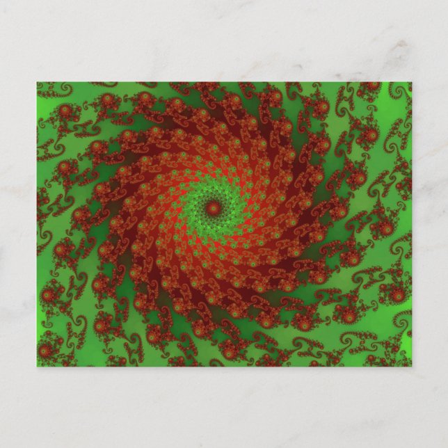 Poinsettia Postkarte (Vorderseite)