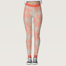 POINSETTIA RED LEGGINGS FÜR CHRISTMAS