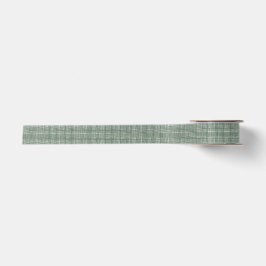 Poinsettia Sage Green Ivory Christmas Satinband