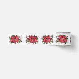 Poinsettia-Schleife Satinband