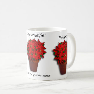 Poinsettia-Tasse Kaffeetasse