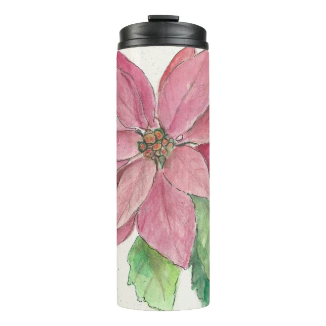 Poinsettia Thermosbecher (Vorderseite)