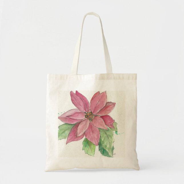 Poinsettia Tragetasche (Vorne)