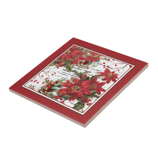Poinsettia und Heilige Fliese (Seite)