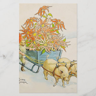 „Poinsettia Wagon“ von Jenny Nystrom Briefpapier