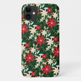 Poinsettia Weihnachtsfeiertag Case-Mate iPhone Hülle