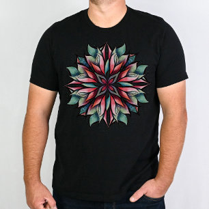 Poinsettia Weihnachtsflora Eleganter Winterurlaub T-Shirt