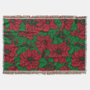 Poinsettia, Weihnachtsmuster Decke