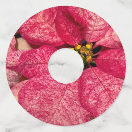 Poinsettia Weinetiketten Nr.: 6