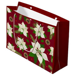 Poinsettias Große Geschenktüte