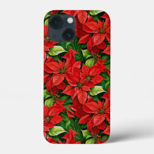 Poinsettias und Holly-Blätter Case-Mate iPhone Hülle