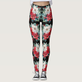 Poinsettias und Leggings Holly Berries - Hübsch