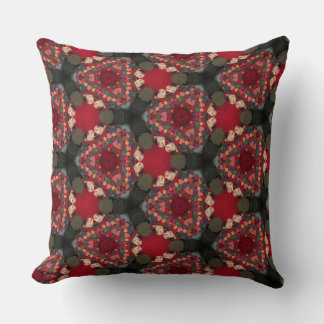 Poinsietta Trifecta Abstract Design.ll Kissen