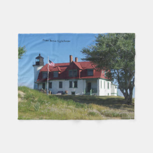 Point Betsie Leuchtturm Fleece-Decke Fleecedecke