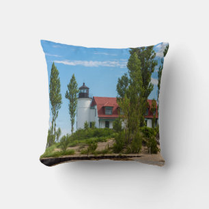 Point Betsie Lighthouse Kissen