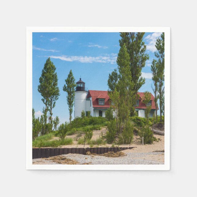 Point Betsie Lighthouse Serviette (Vorderseite)