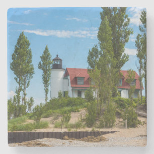Point Betsie Lighthouse Steinuntersetzer