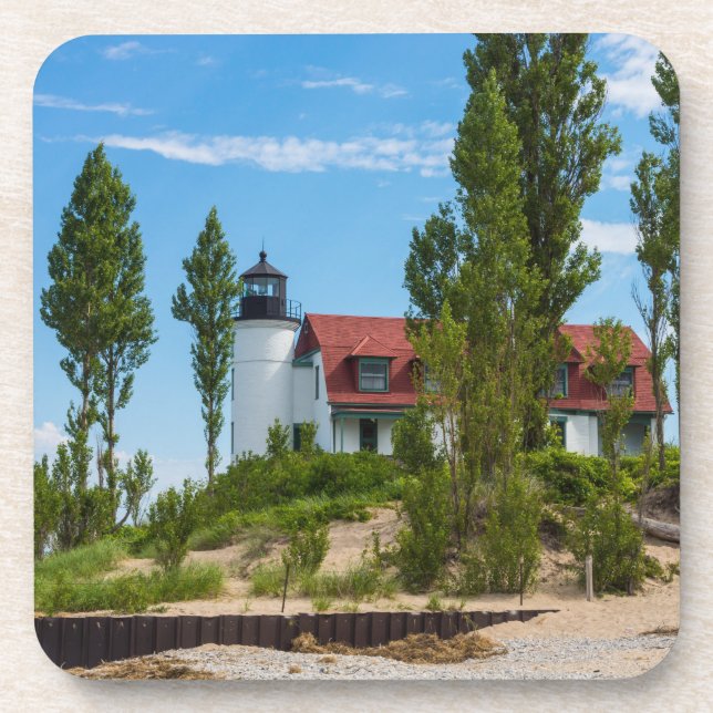 Point Betsie Lighthouse Untersetzer (Vorderseite)