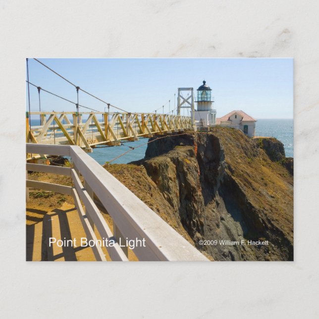 Point Bonita Light California Products Postkarte (Vorderseite)