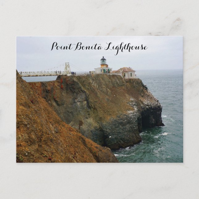 Point Bonita Lighthouse #1-2 Carte postale (Devant)