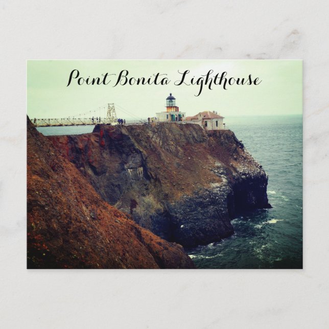 Point Bonita Lighthouse #1-3 Carte postale (Devant)