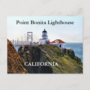 Point Bonita Lighthouse, California Postcard Postkarte