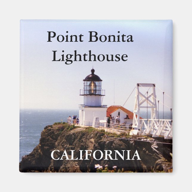 Point Bonita Lighthouse, Kalifornien Magnet (Vorne)