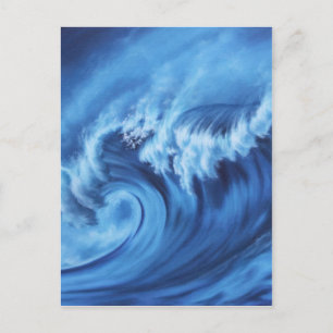 Point Break Blue Postkarte