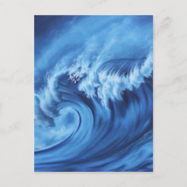 Point Break Blue Postkarte (Vorderseite)