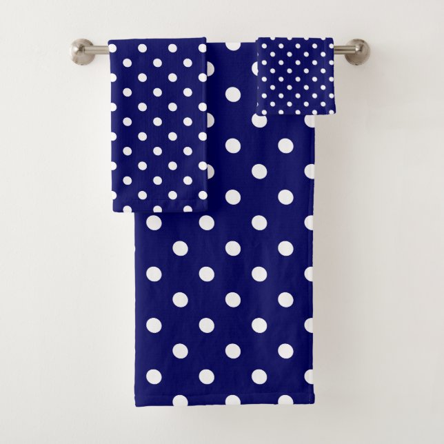Point de polka bleu (En situation)