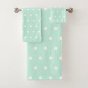 Point de polka vert en bon état