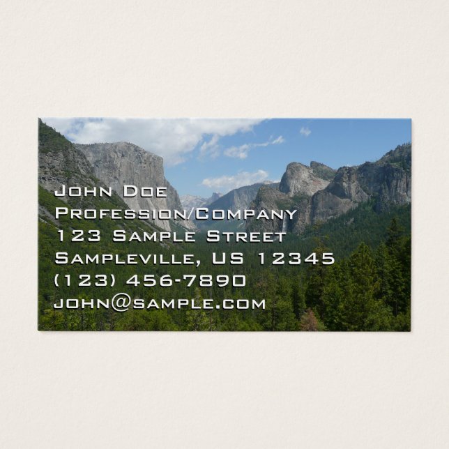 Point d'inspiration dans le parc national de Yosem (Devant)