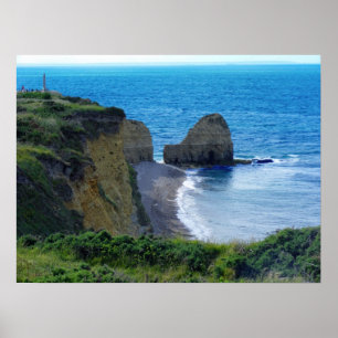 Point Du Hoc Normandy, Frankreich Poster