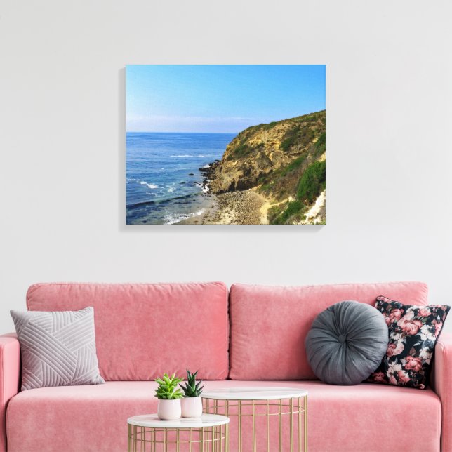 Point Dume Staat Beach Leinwanddruck (Insitu (Wohnzimmer))