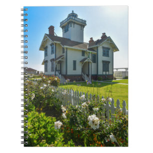 Point Fermin Leuchtturm Fotografie San Pedro Kunst Notizblock