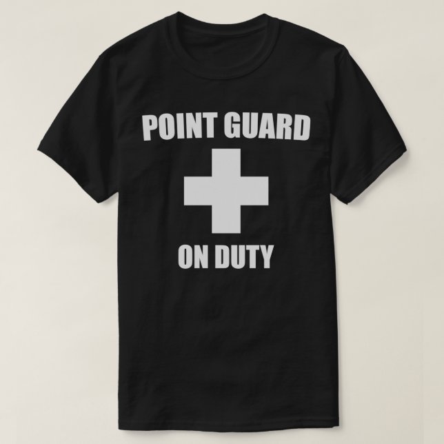 Point Guard für den Zoll Basketball T-Shirt (Design vorne)