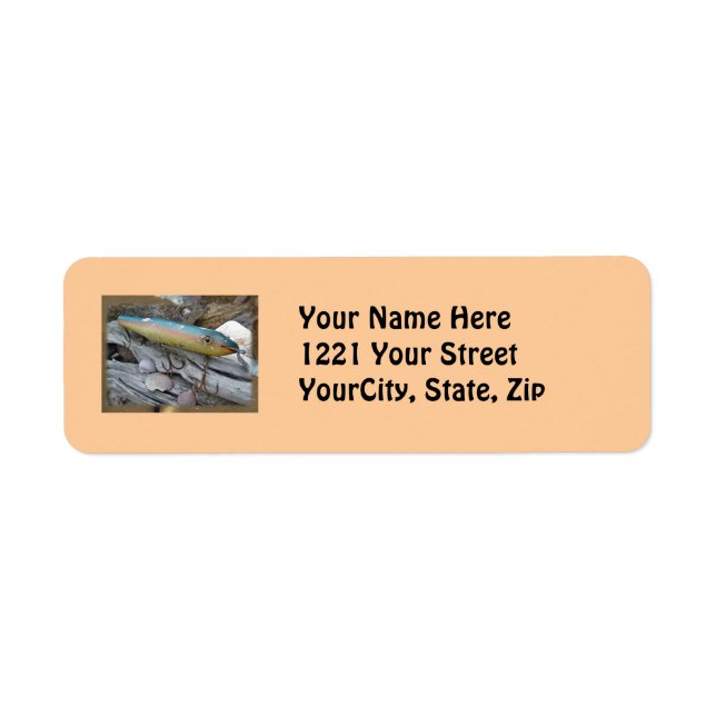 Point Jude Cape Codder Fishing Lure Address Label (Vorne)