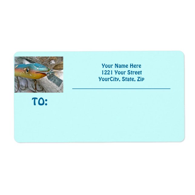 Point Jude Cape Codder Fishing Lure Shipping Label (Vorne)