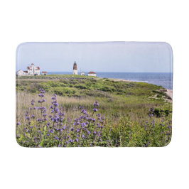 Point Judith Lighthouse, Rhode Island Bath Mat Badematte